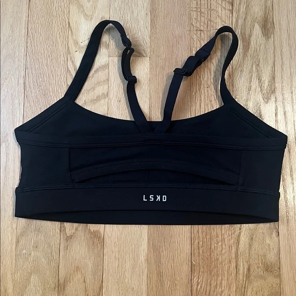 LSKD Momentum Sports Bra in Black - Picture 2 of 2